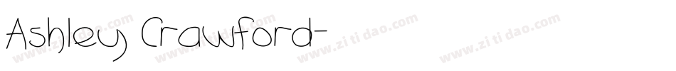 Ashley Crawford字体转换